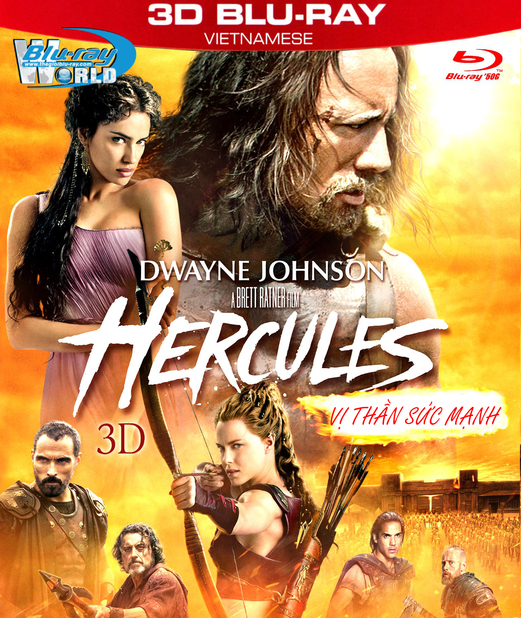 Z108. Hercules - HERCULES VỊ THẦN SỨC MẠNH 3D 50G (DTS-HD MA 7.1)
